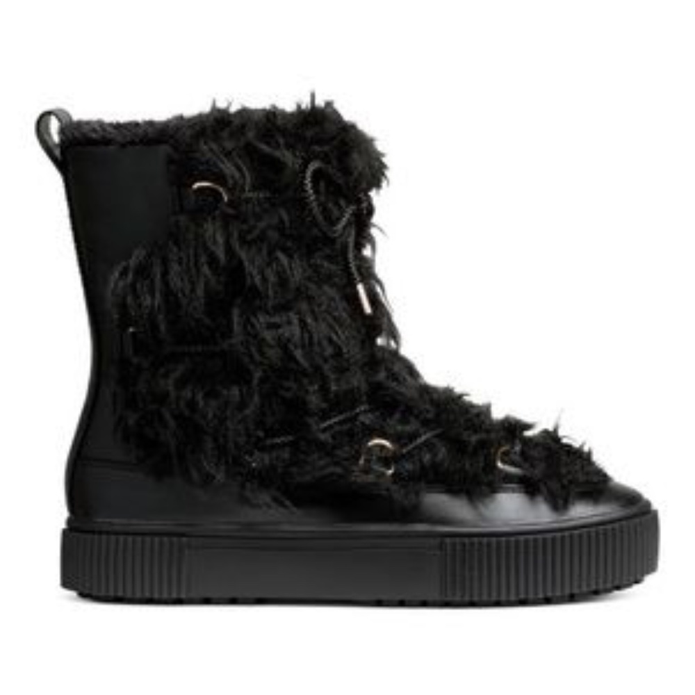 H&M Faux Fur Boots